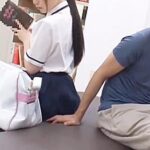 スポーツ女子にずらしハメ【テニス 新体操 チア 陸上】部活帰りの図書館で