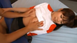 ＜今村美穂＞ベビーフェイスで可愛い美少女がパンストに穴からチンポ合体エッチ！